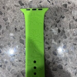 Green Silicone Watch Band